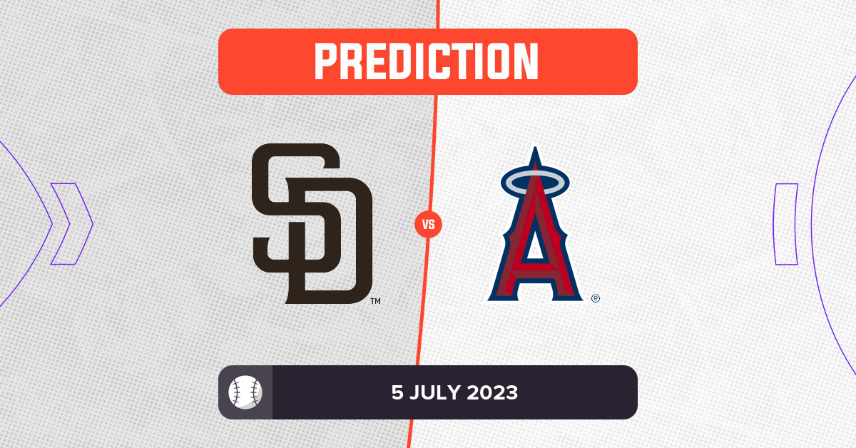 Padres vs Angels Prediction and MLB Tips 5 July 2023