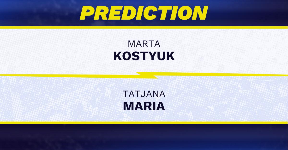 Marta Kostyuk vs. Tatjana Maria prediction, odds, picks for WTA Rouen 2026