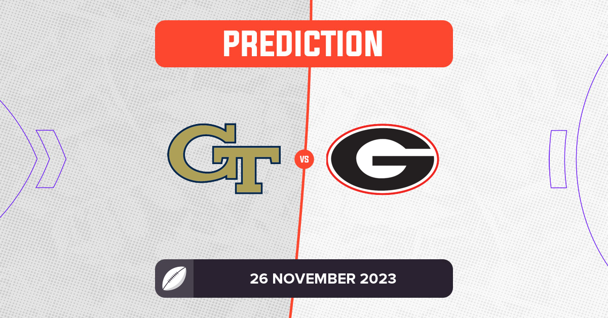 Georgia Tech vs Georgia Prediction and Tips - 26 November 2023