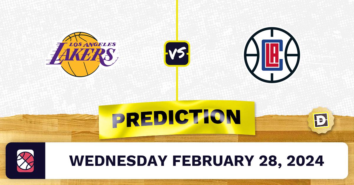 Los Angeles Lakers vs. Los Angeles Clippers Prediction, Odds, NBA Picks