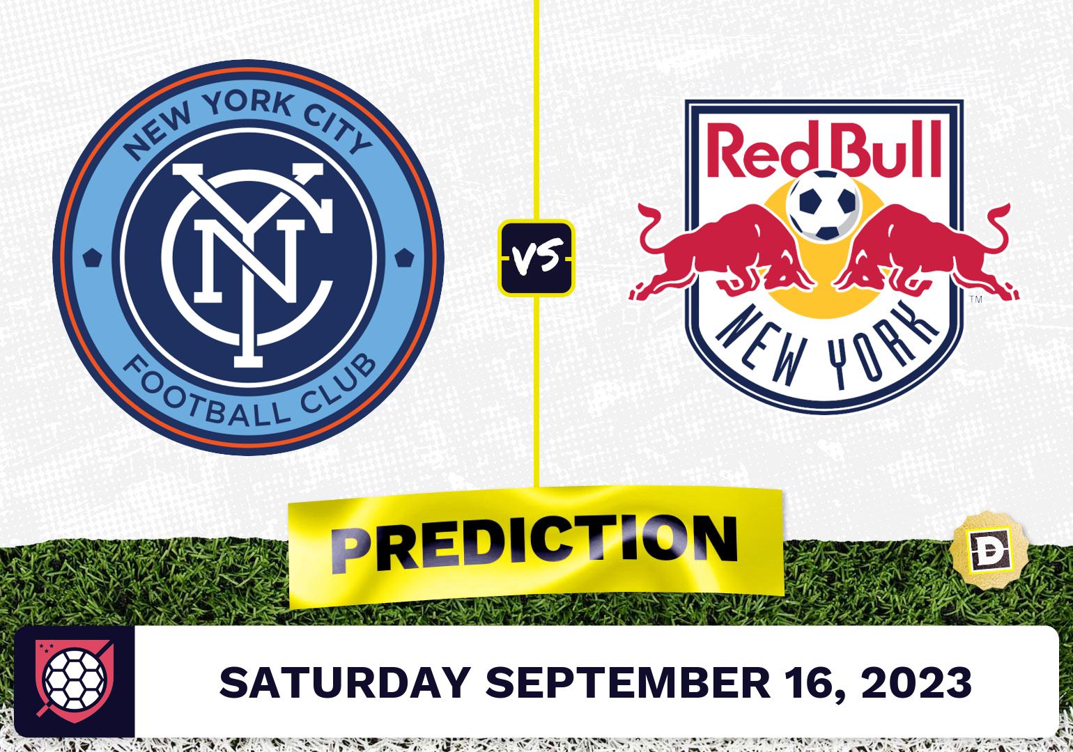 New York City vs. NY Red Bulls Prediction September 16, 2023