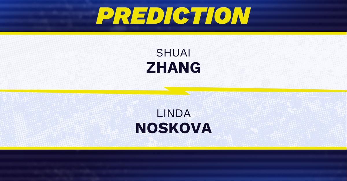 Shuai Zhang vs. Linda Noskova prediction, odds, picks for WTA Porsche Tennis Grand Prix (Stuttgart Open) 2026