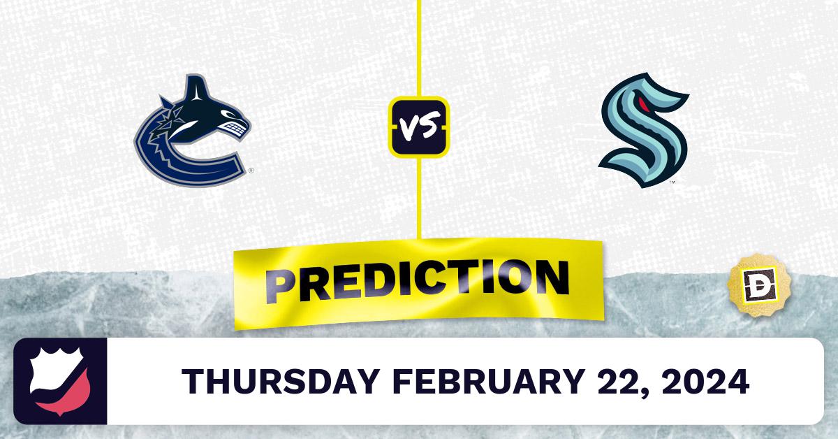 Vancouver Canucks vs. Seattle Kraken Prediction, Odds, NHL Picks [2/22