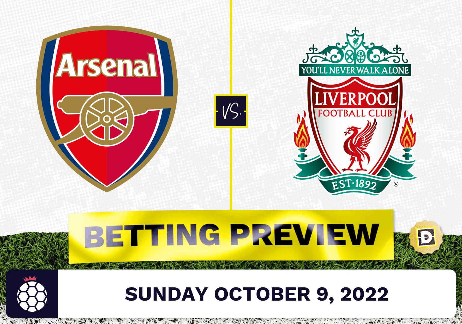 Arsenal vs. Liverpool Prediction and Odds Oct 9, 2022