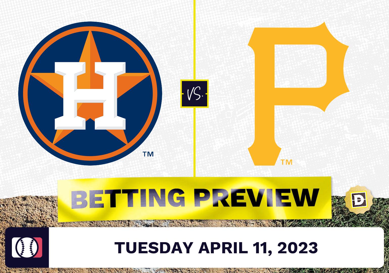 Astros vs. Pirates Prediction and Odds Apr 11, 2023