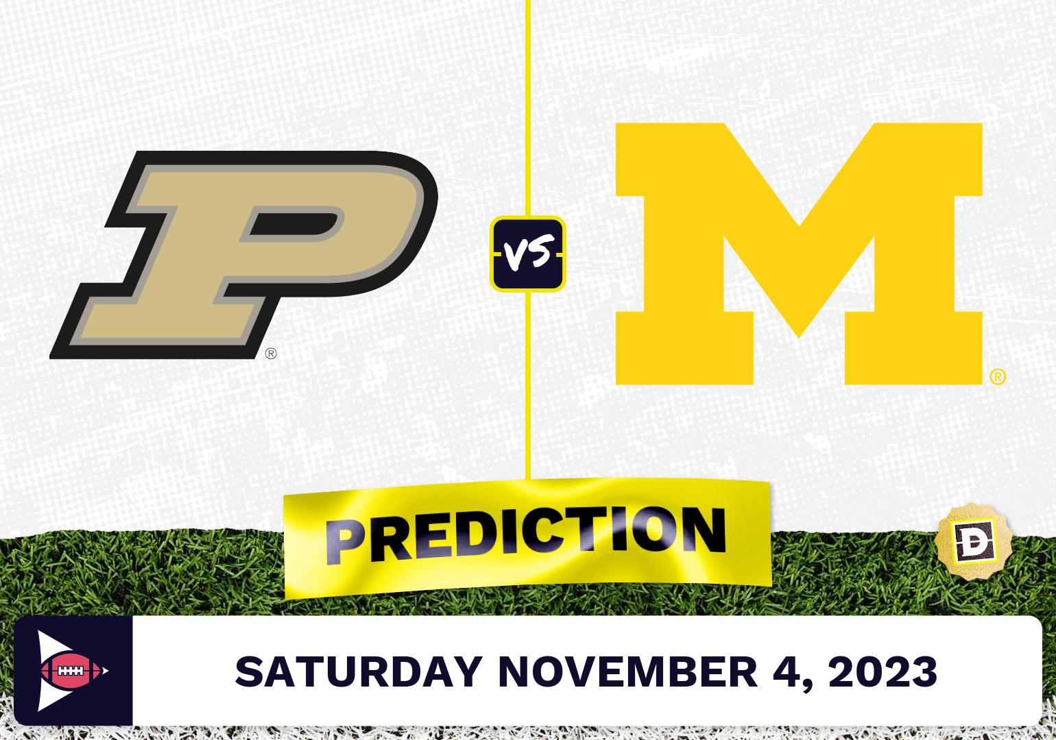 Purdue vs. Michigan CFB Prediction and Odds November 4, 2023