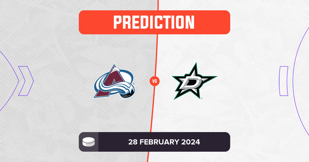 Avalanche vs Stars Prediction and NHL Tips - 28 February 2024