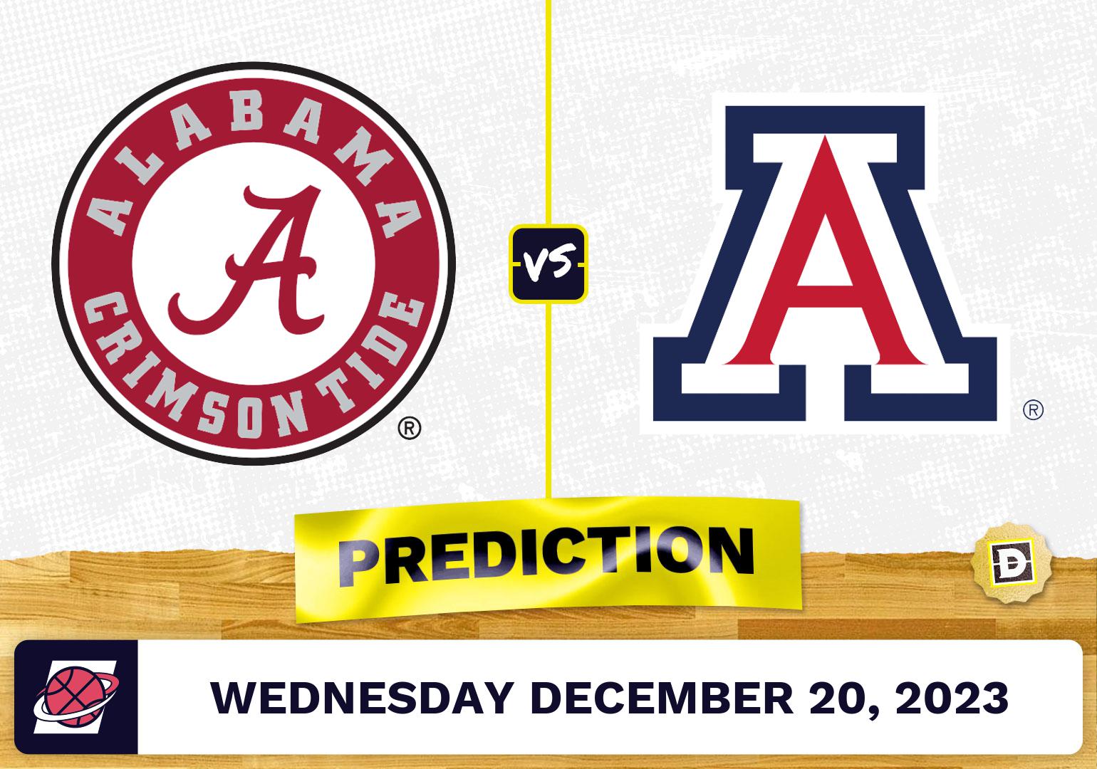 Alabama vs. Arizona Prediction, Odds, College Basketball Picks [12/20/2023]
