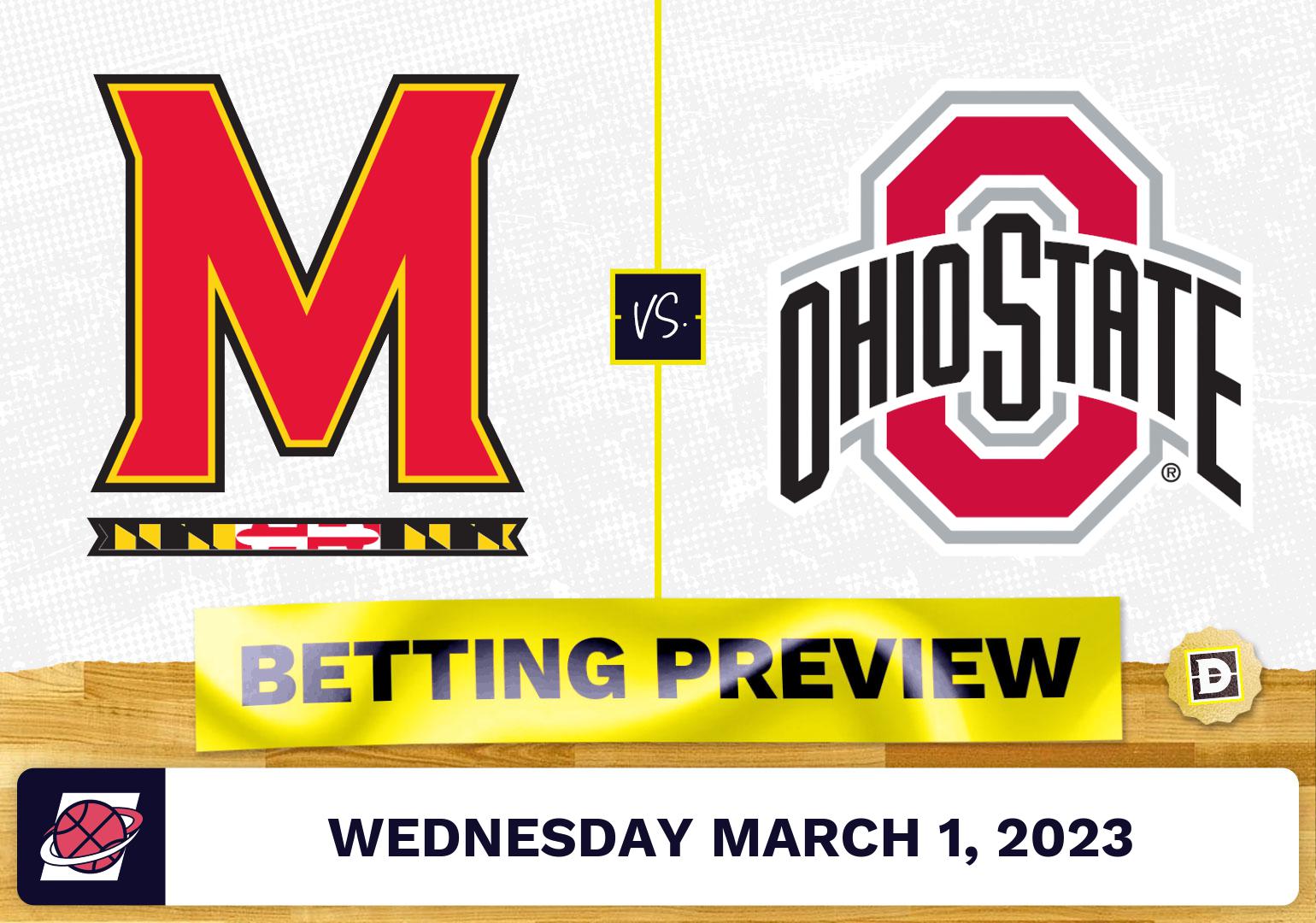 Maryland vs. Ohio State CBB Prediction and Odds Mar 1, 2023