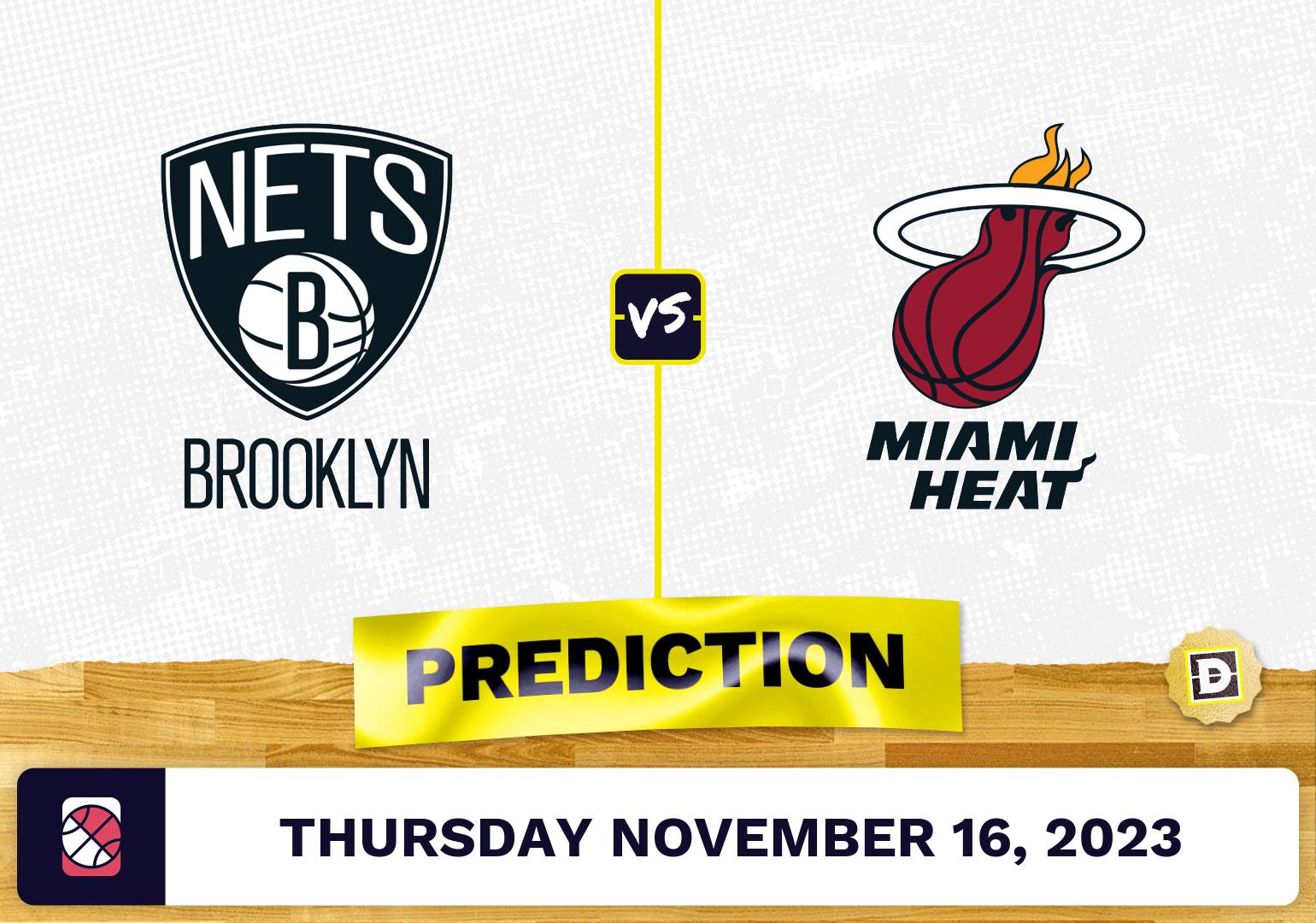 Nets vs. Heat Prediction and Odds November 16, 2023