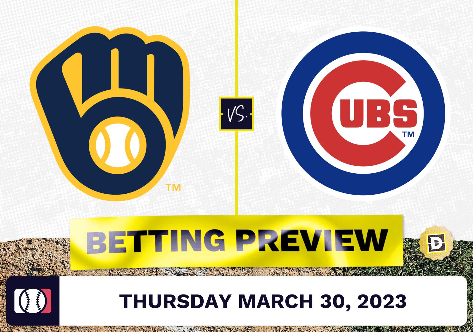 Brewers vs. Cubs Prediction and Odds Mar 30, 2023