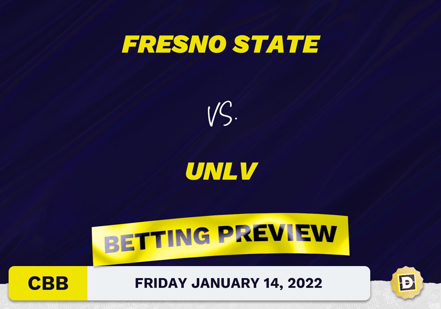 Fresno State vs. UNLV CBB Predictions and Odds Jan 14, 2022