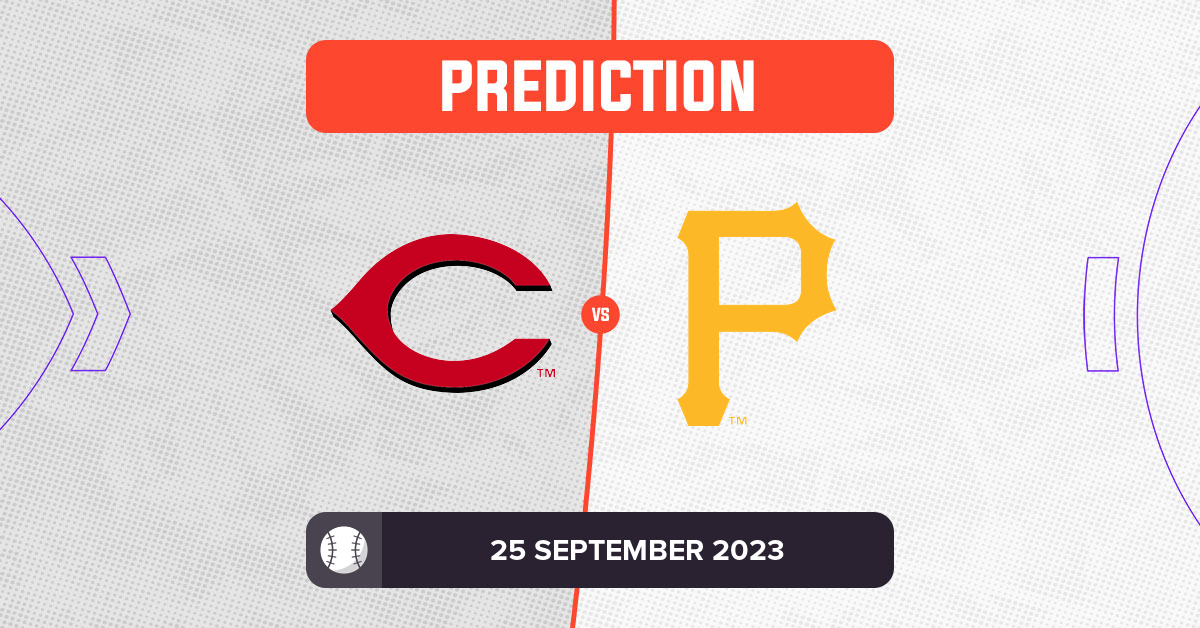 Reds vs Pirates Prediction and MLB Tips - 25 September 2023