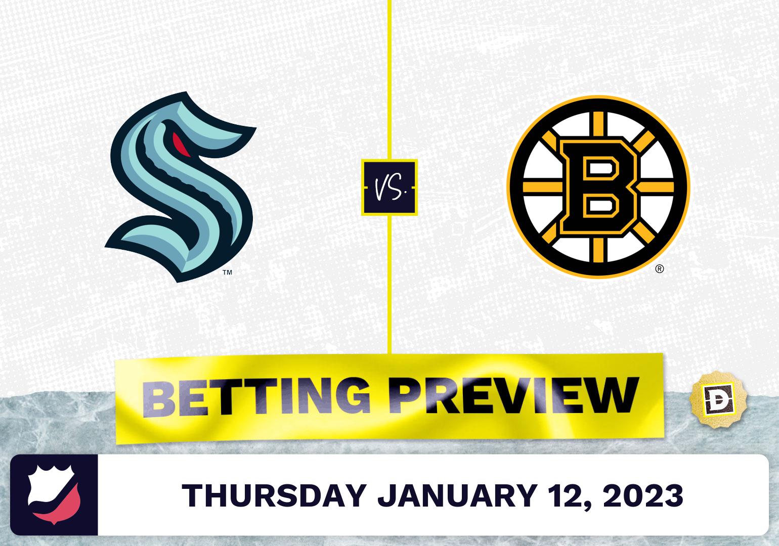 Kraken vs. Bruins Prediction and Odds Jan 12, 2023