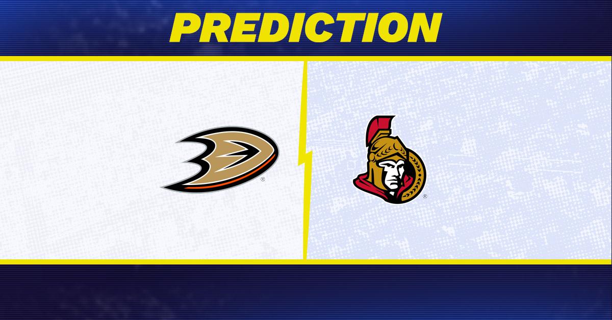 Ducks vs. Senators Prediction: Ottawa Predicted to Win Wednesday's NHL