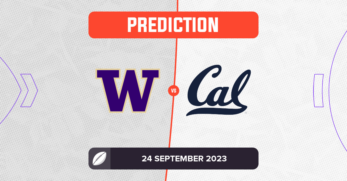 Washington vs California Prediction and Tips - 24 September 2023