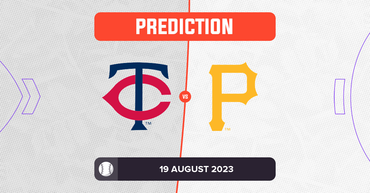 Twins vs Pirates Prediction and MLB Tips - 19 August 2023