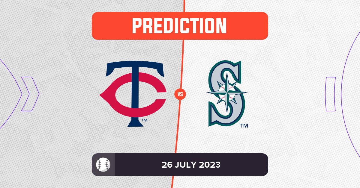 Twins vs Mariners Prediction and MLB Tips 26 July 2023