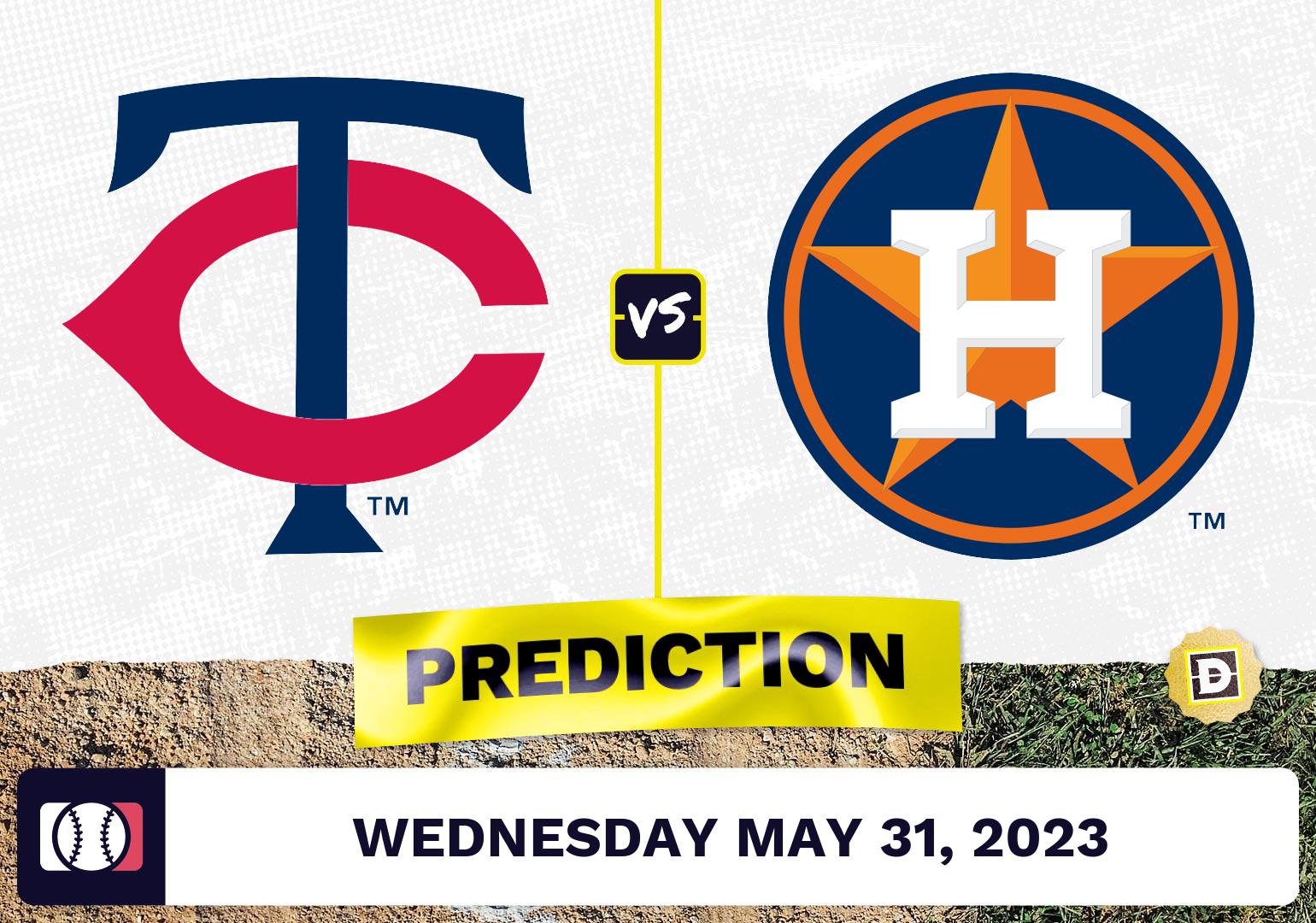 Twins vs. Astros Prediction for MLB Wednesday [5/31/2023]