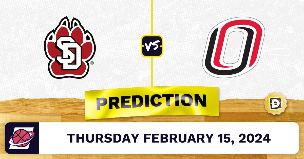 South Dakota vs. NebraskaOmaha Prediction, Odds, College Basketball Picks [2/15/2024]