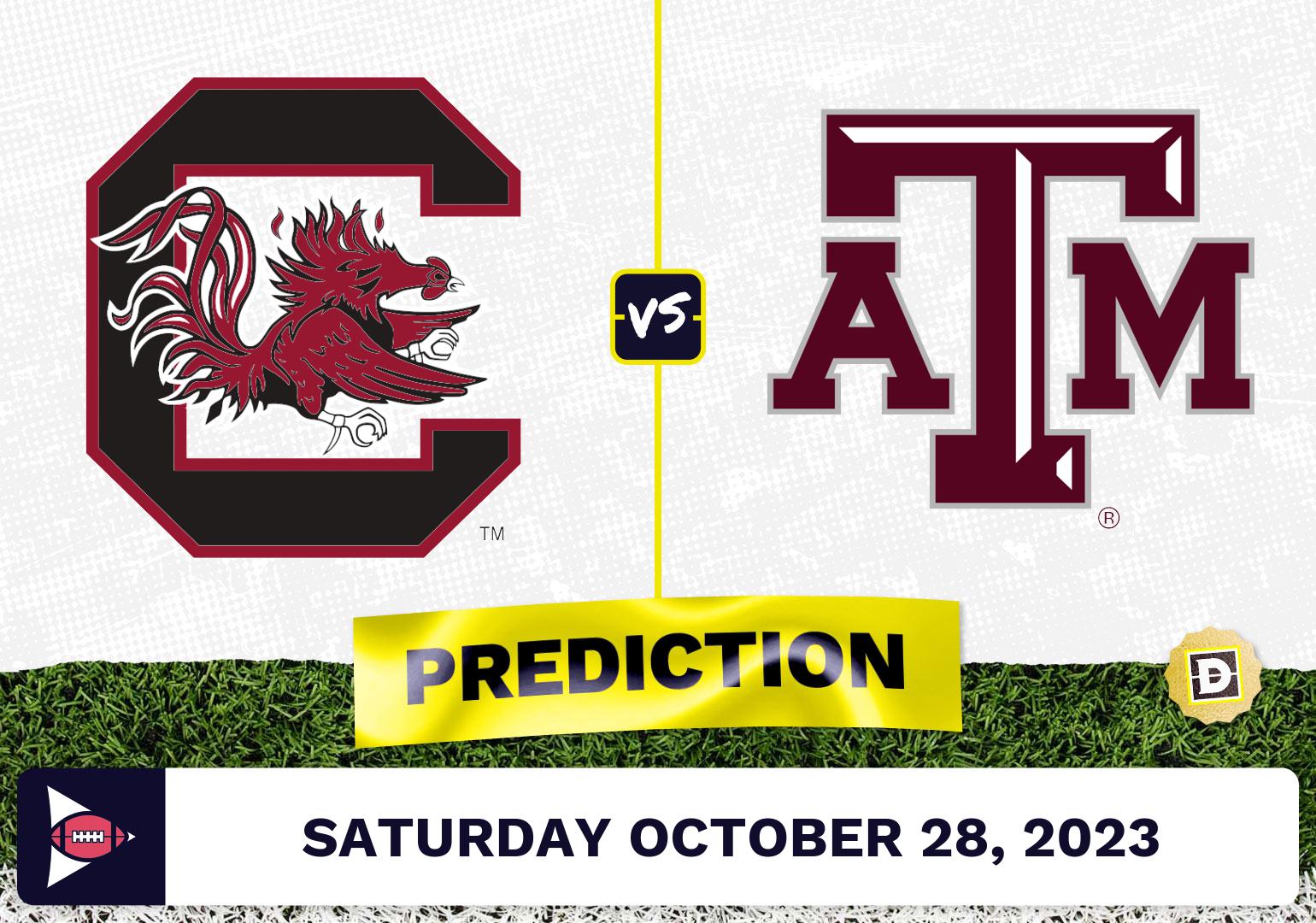 South Carolina vs. Texas A&M CFB Prediction and Odds October 28, 2023