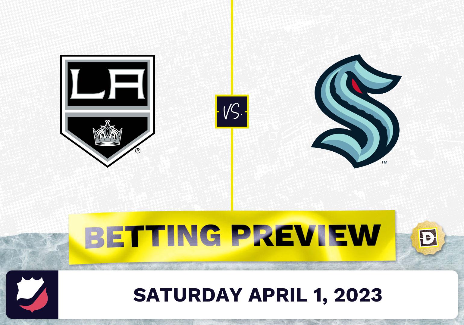 Kings vs. Kraken Prediction and Odds - Apr 1, 2023