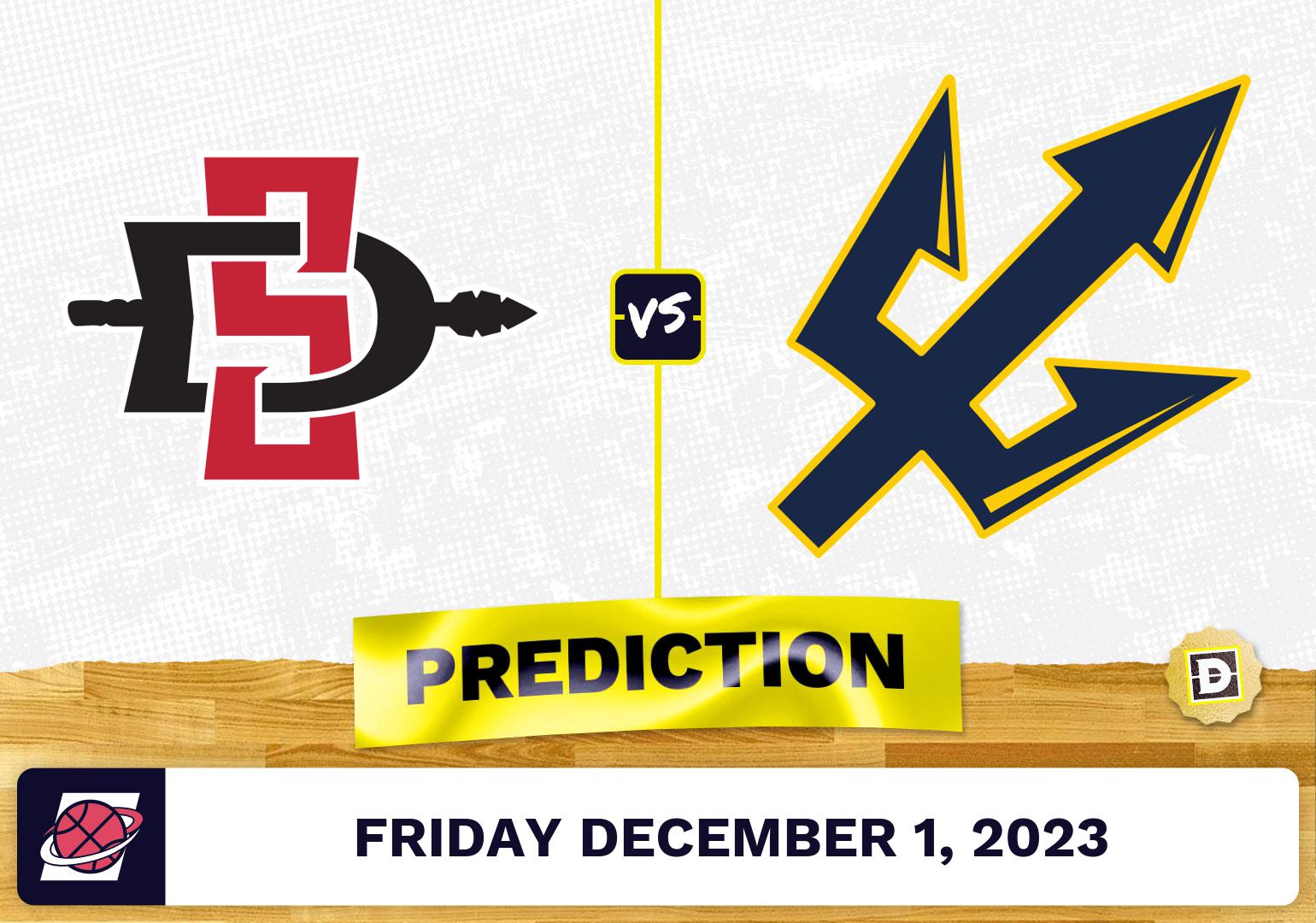 san-diego-state-vs-uc-san-diego-basketball-prediction-december-1-2023
