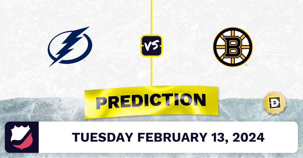 Tampa Bay Lightning vs. Boston Bruins Prediction, Odds, NHL Picks [2/13