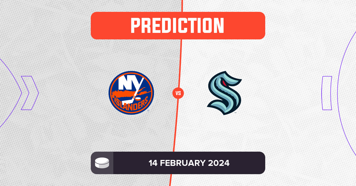 Islanders vs Kraken Prediction and NHL Tips - 14 February 2024