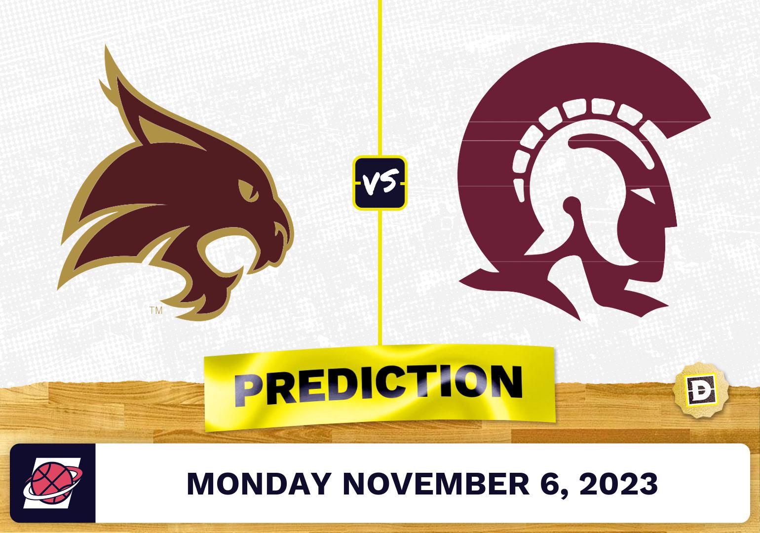 Texas State vs. ArkansasLittle Rock Basketball Prediction November 6