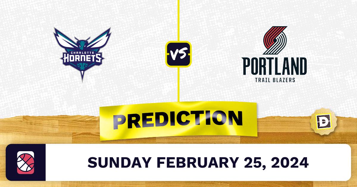 Charlotte Hornets vs. Portland Trail Blazers Prediction, Odds, NBA