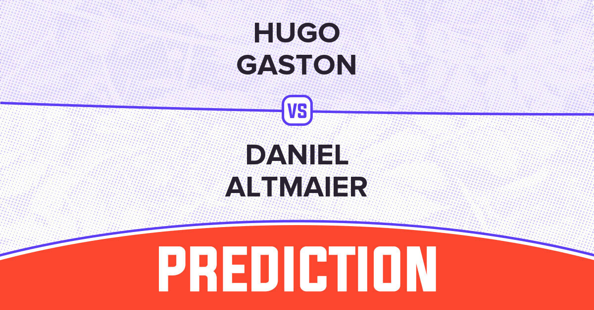 Image for Hugo Gaston vs Daniel Altmaier Prediction - ATP Moselle Open 2025