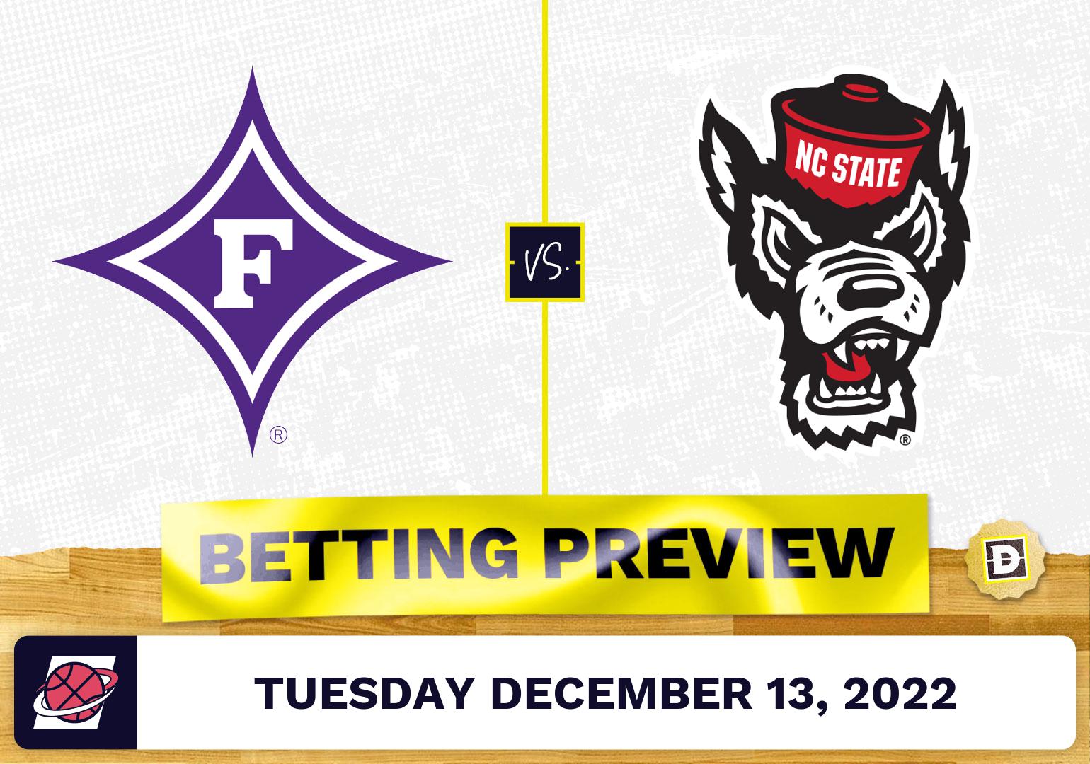 Furman vs. North Carolina State CBB Prediction and Odds Dec 13, 2022