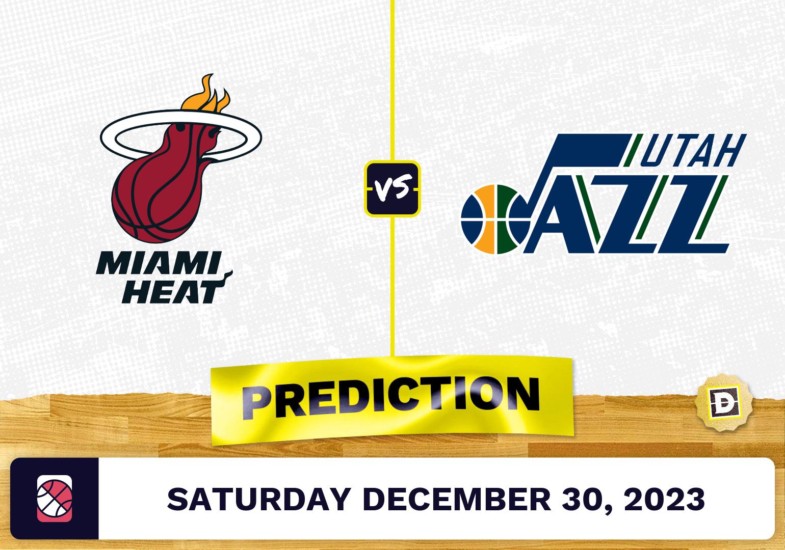 Miami Heat vs. Utah Jazz Prediction, Odds, NBA Picks [12/30/2023]