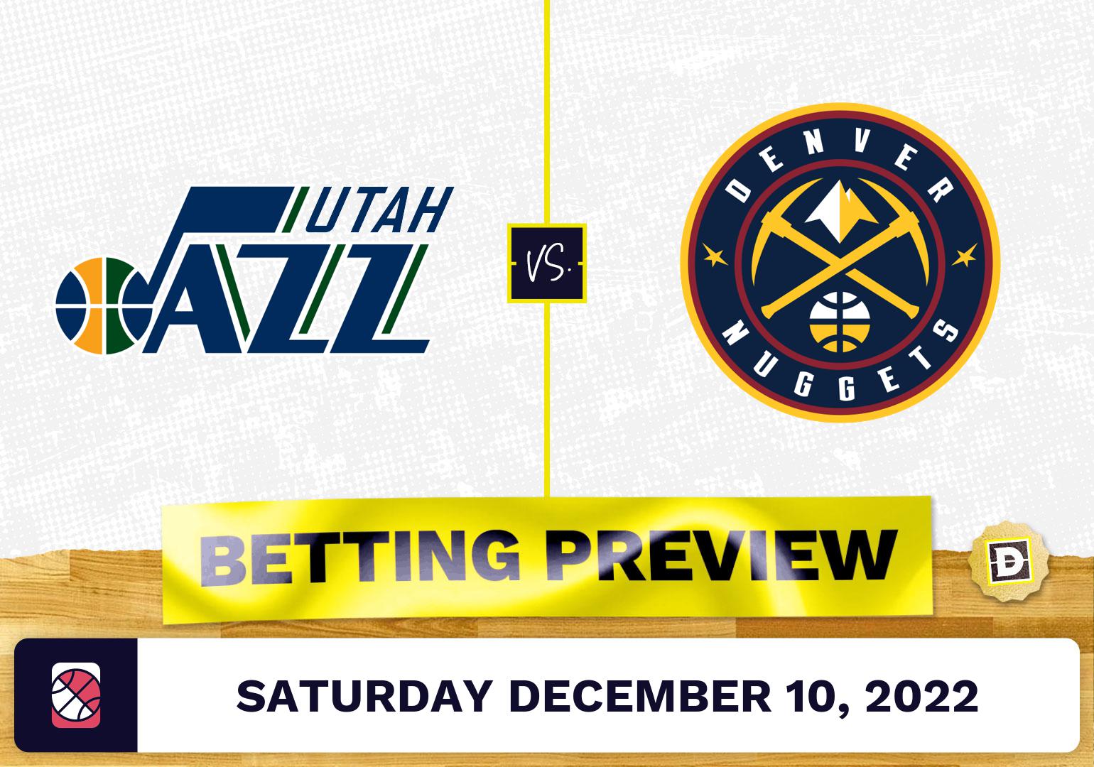 Jazz vs. Nuggets Prediction and Odds Dec 10, 2022