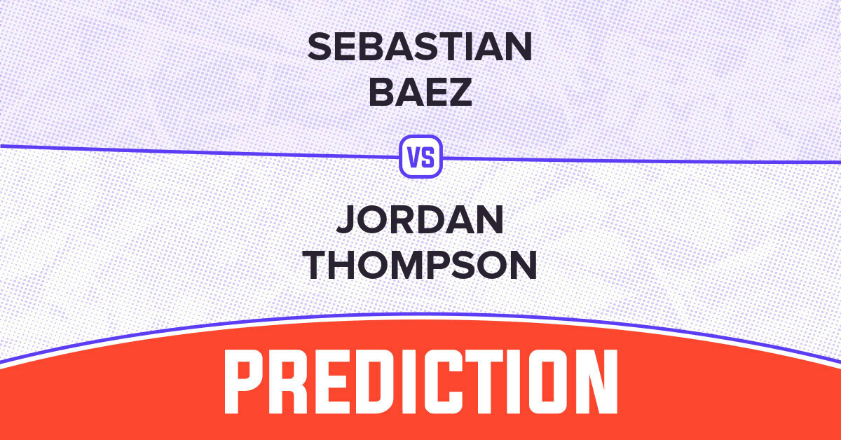 Sebastian Baez vs Jordan Thompson Prediction ATP Cincinnati Open 2024
