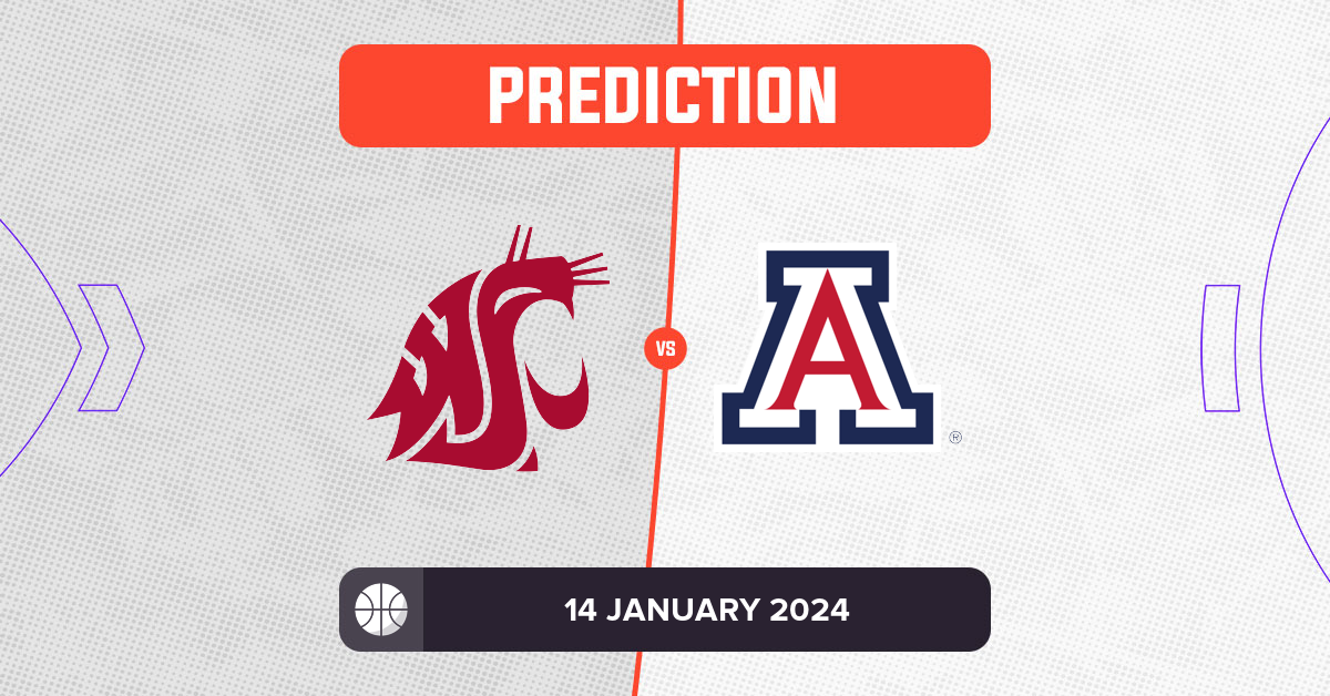Washington State vs Arizona Prediction and Tips - 14 January 2024