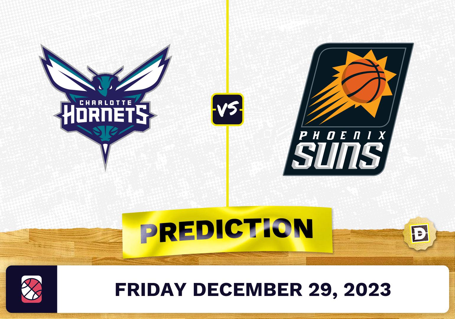Charlotte Hornets vs. Phoenix Suns Prediction, Odds, NBA Picks [12/29/2023]