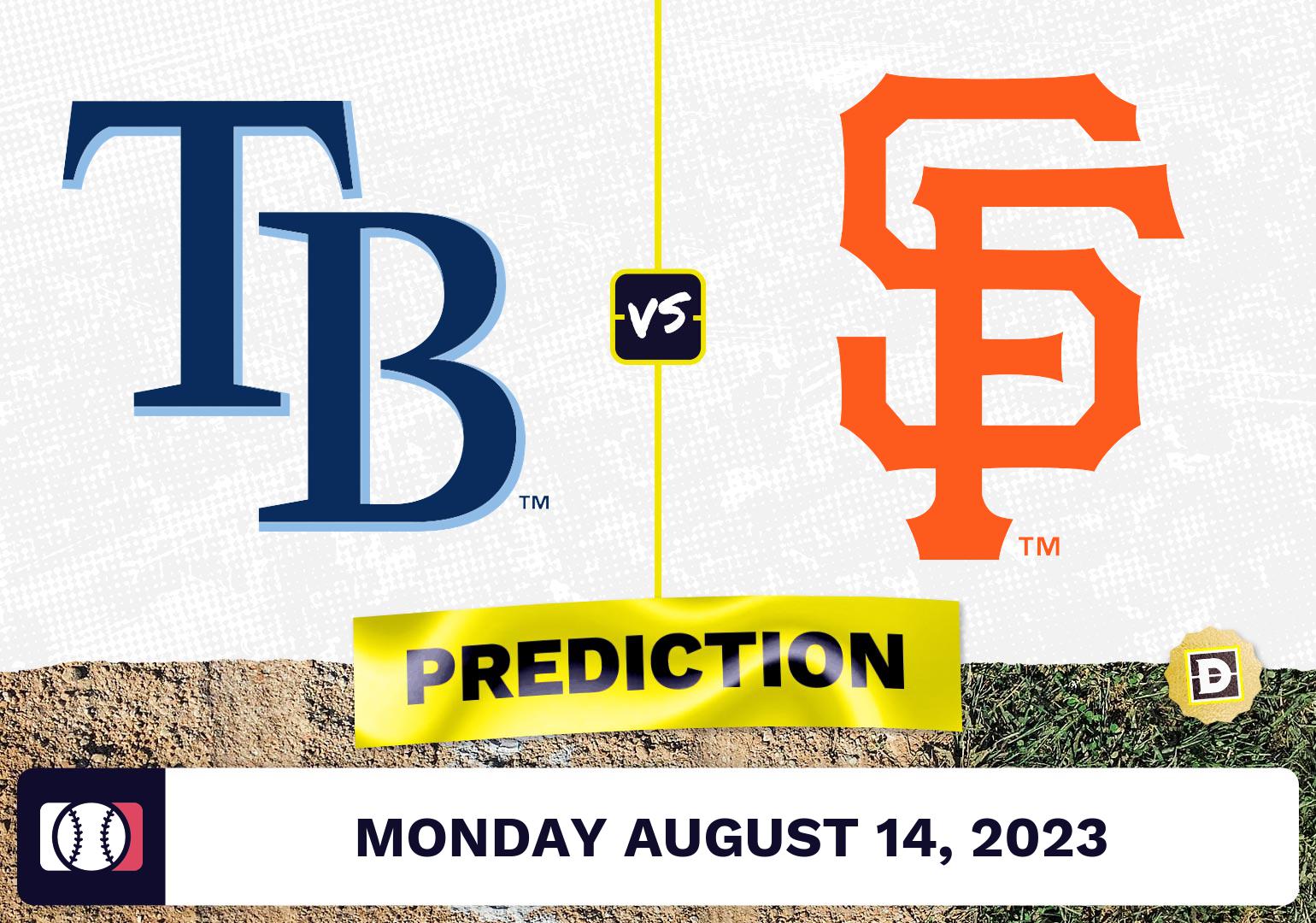 Rays vs. Giants Prediction for MLB Monday [8/14/2023]