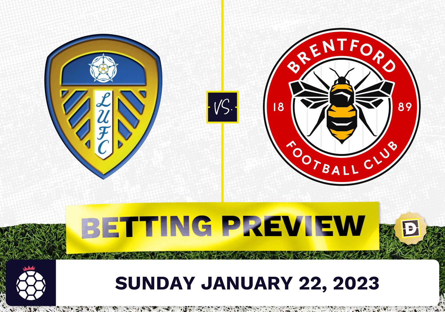Leeds vs. Brentford Prediction and Odds Jan 22, 2023