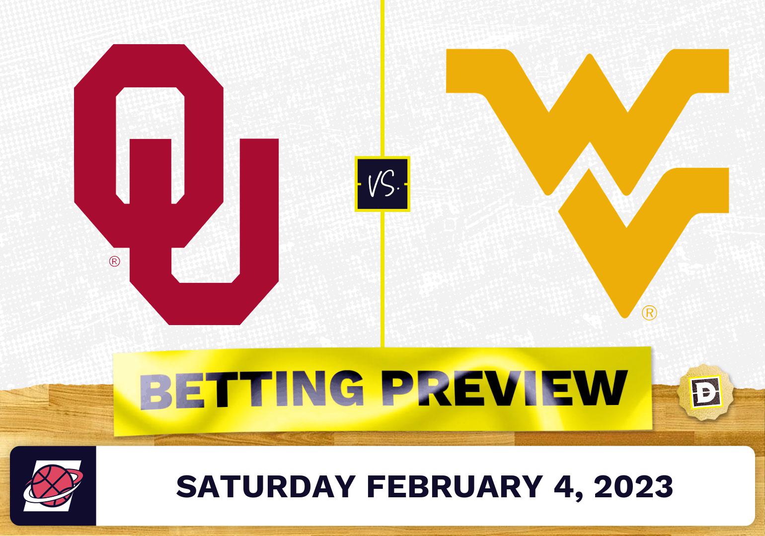 Oklahoma vs. West Virginia CBB Prediction and Odds Feb 4, 2023