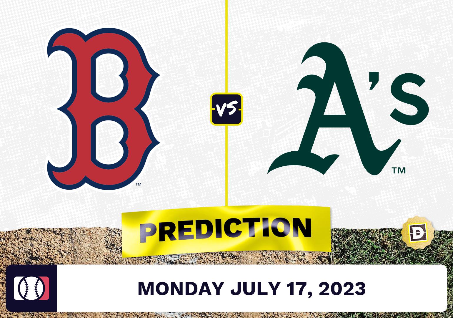 Red Sox vs. Athletics Prediction for MLB Monday [7/17/2023]