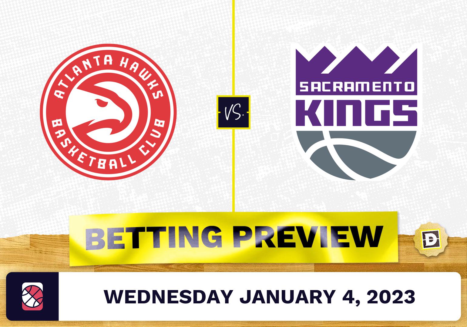 Hawks vs. Kings Prediction and Odds - Jan 4, 2023