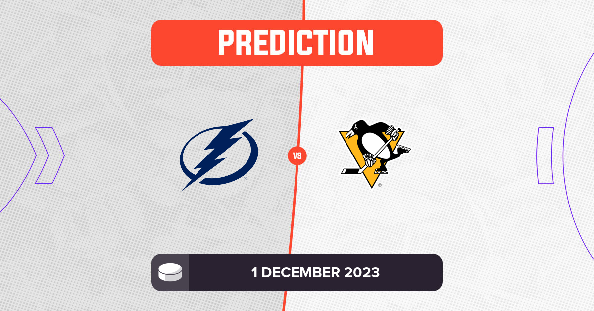 Lightning vs Penguins Prediction and NHL Tips - 1 December 2023