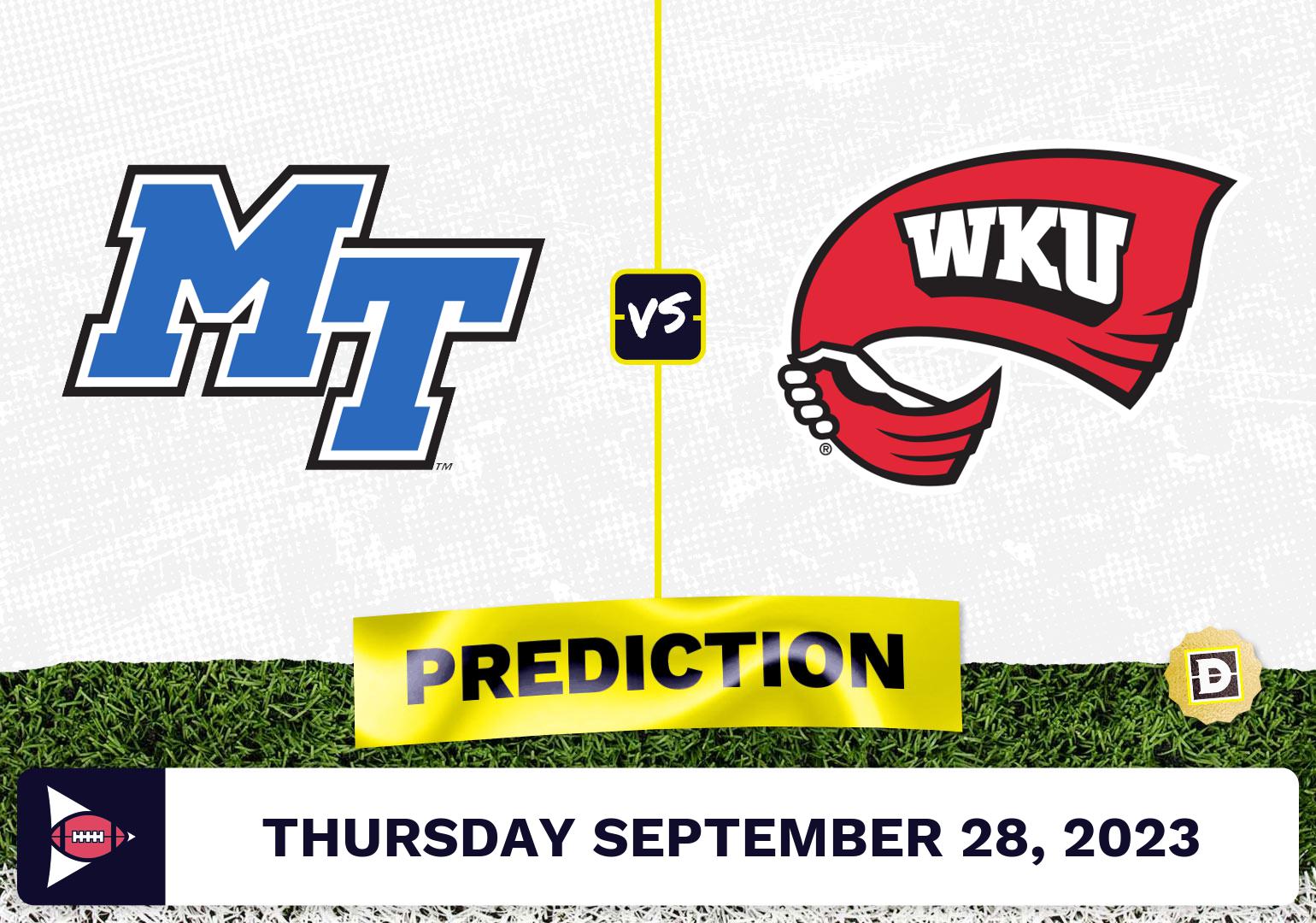 Middle Tennessee vs. Western Kentucky CFB Prediction and Odds