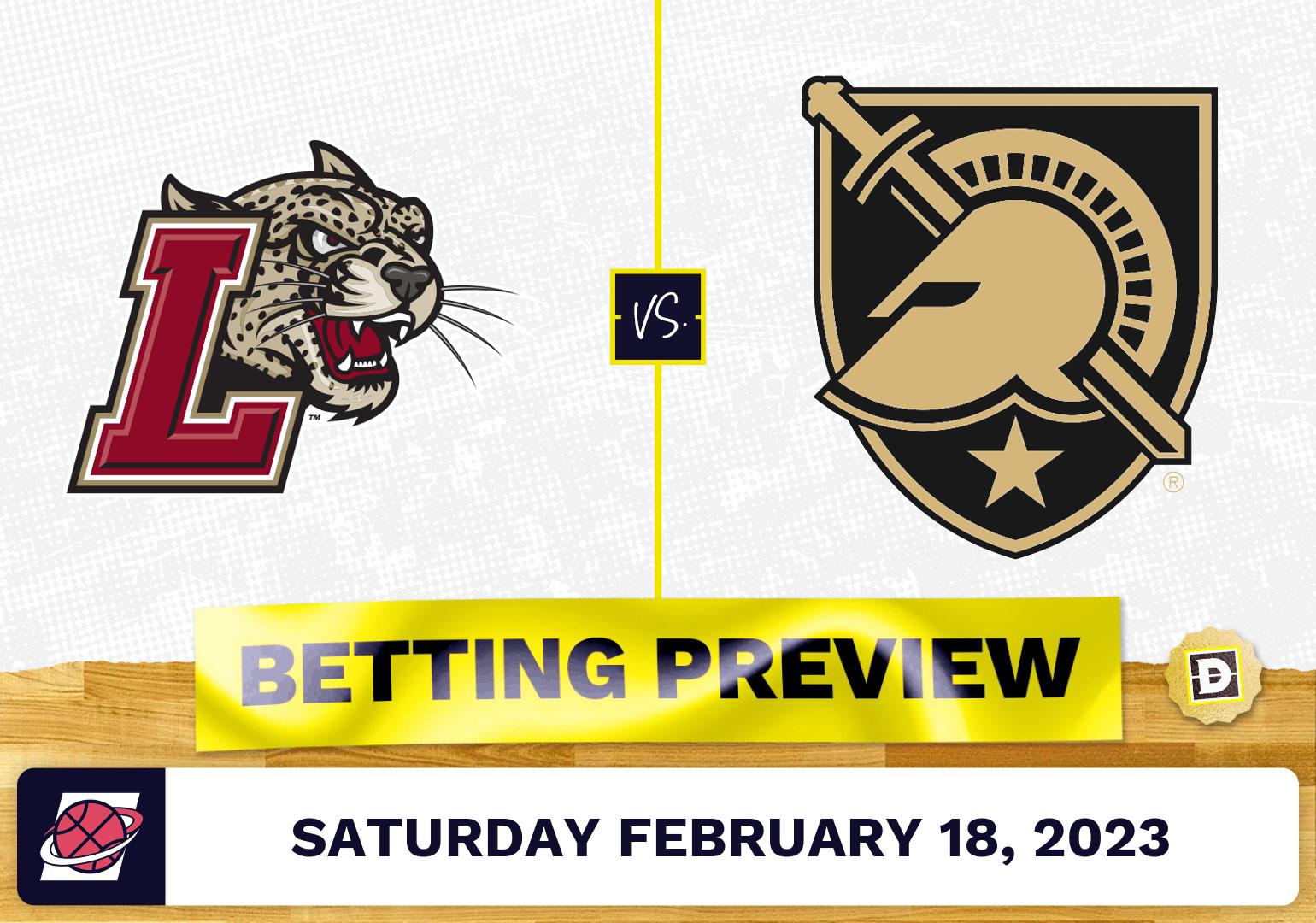 Lafayette vs. Army CBB Prediction and Odds Feb 18, 2023