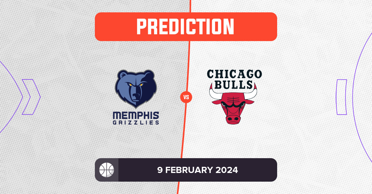 Grizzlies vs Bulls Prediction and NBA Tips 9 February 2024
