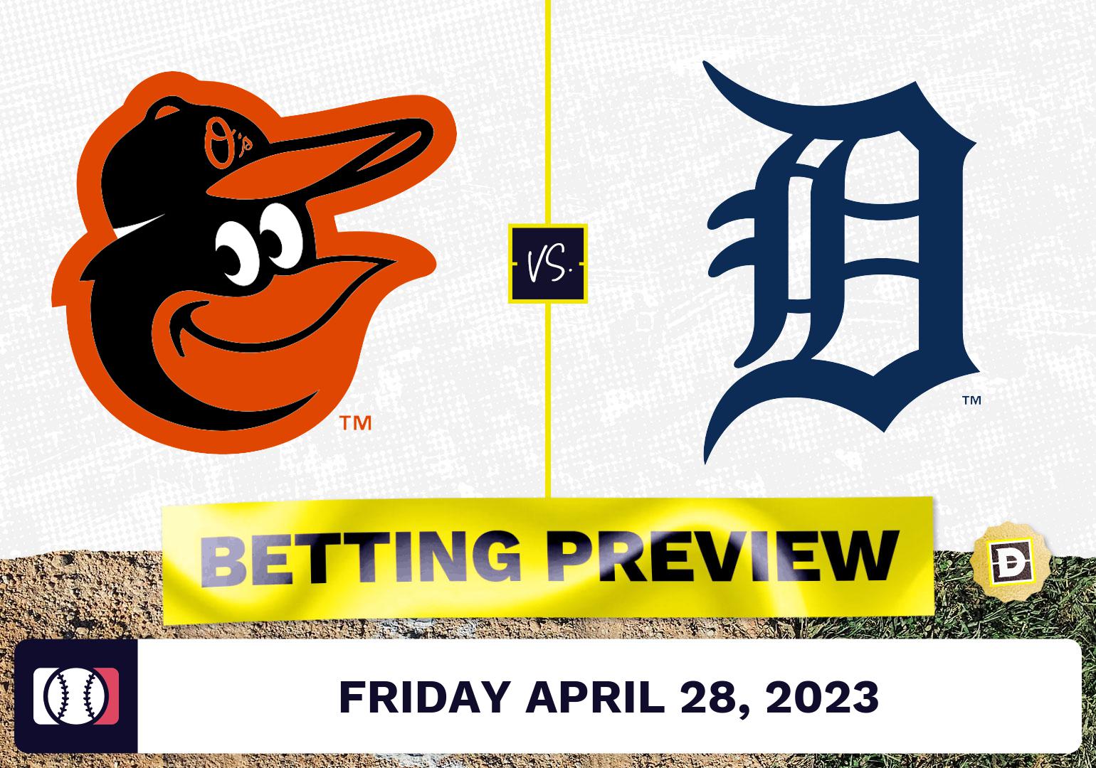 Orioles vs. Tigers Prediction and Odds - Apr 28, 2023