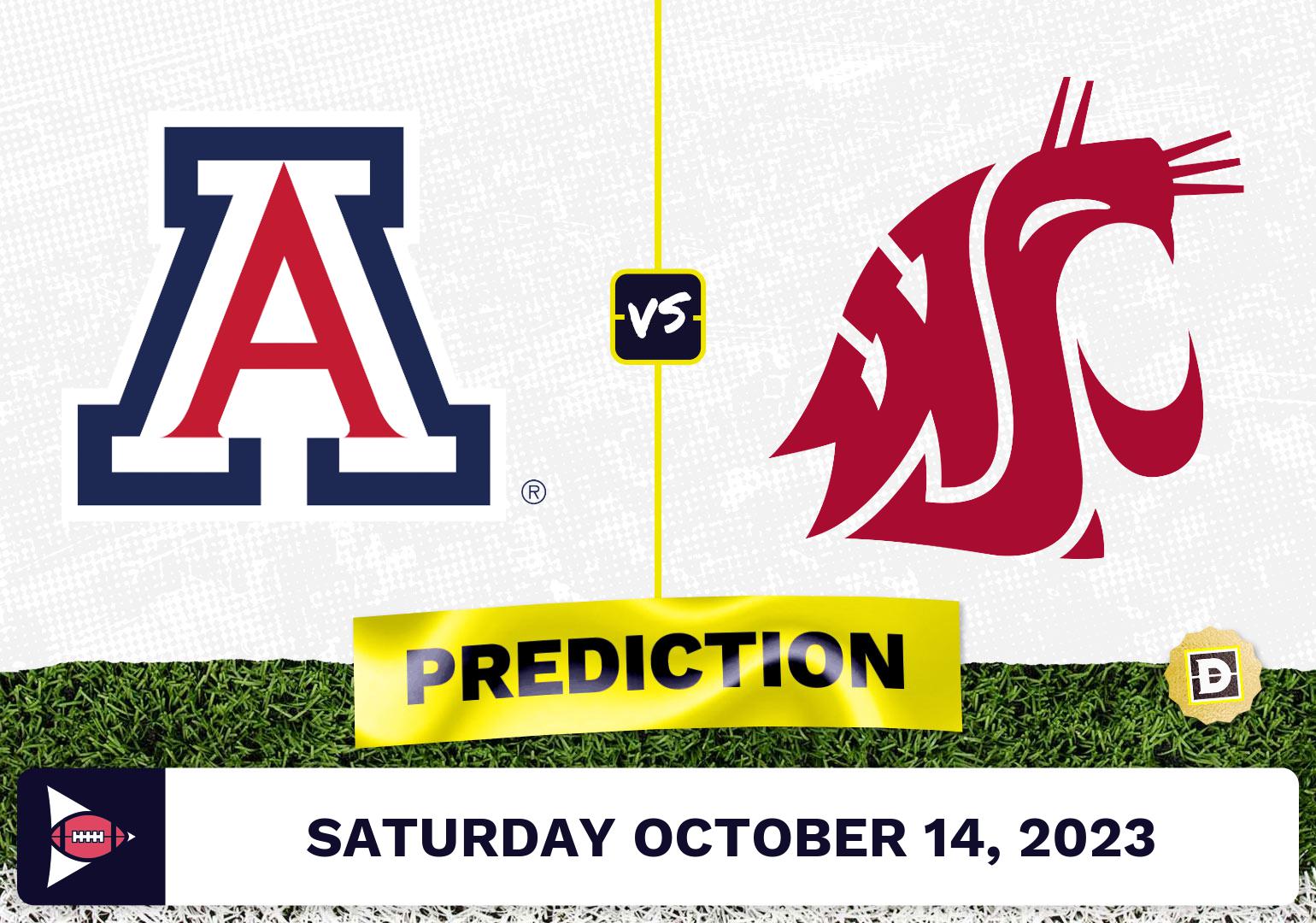Arizona vs. Washington State CFB Prediction and Odds October 14, 2023
