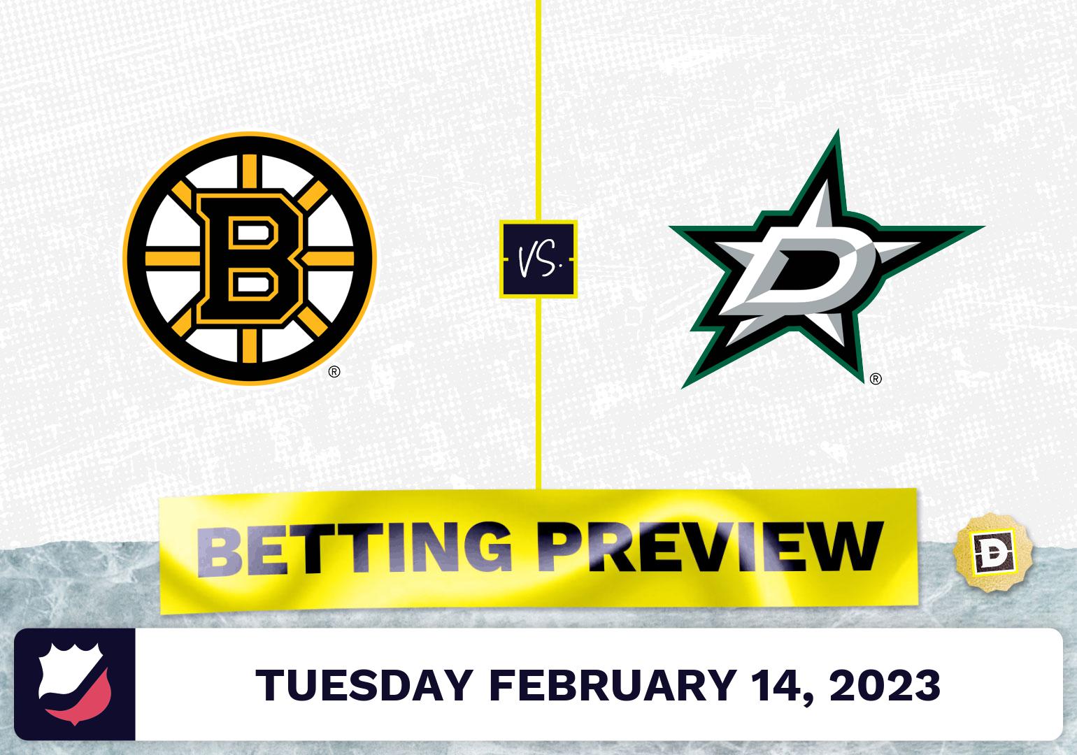 Bruins vs. Stars Prediction and Odds - Feb 14, 2023